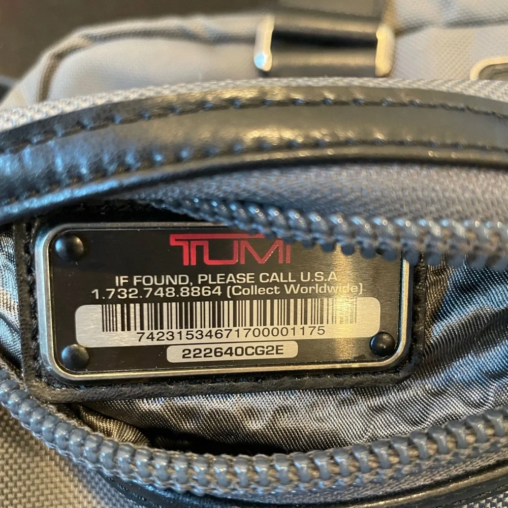 Tumi Alpha Bravo Andersen Slim Commuter Laptop Briefcase Bag